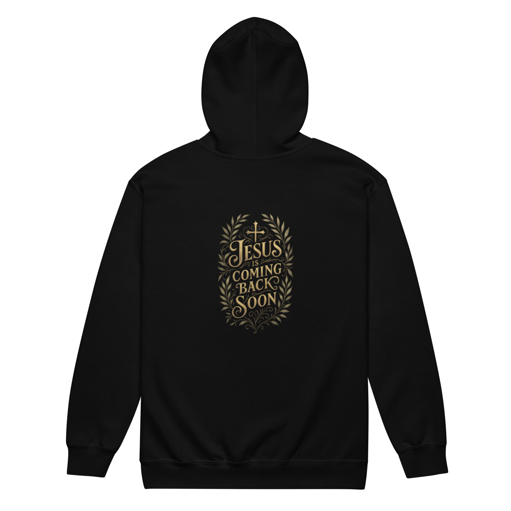 Jesus is Coming Back Soon - Unisex heavy blend zip hoodie - Christian Apparel by BASR Clothing