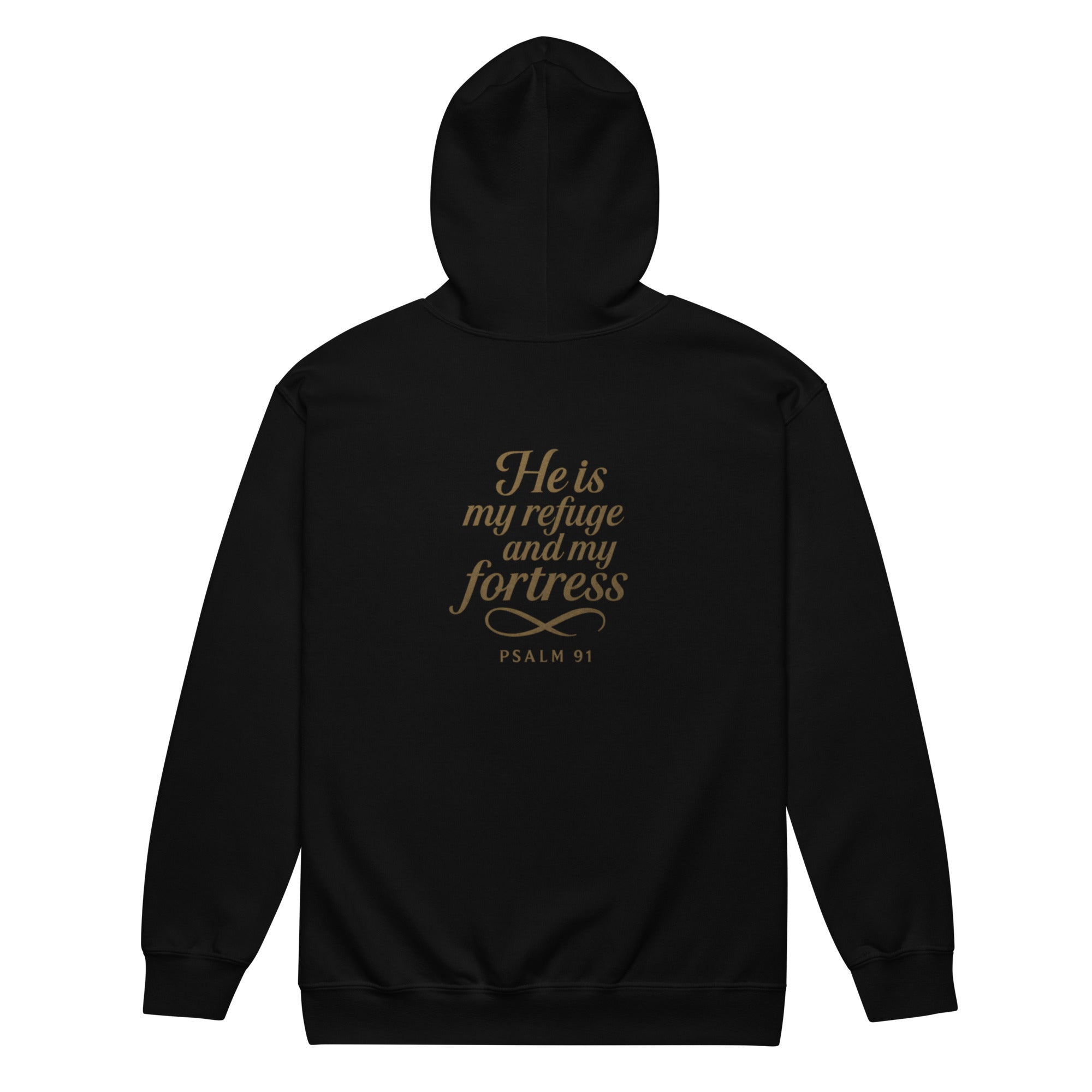 Psalm 91 - Unisex heavy blend zip hoodie - Christian Apparel by BASR Clothing