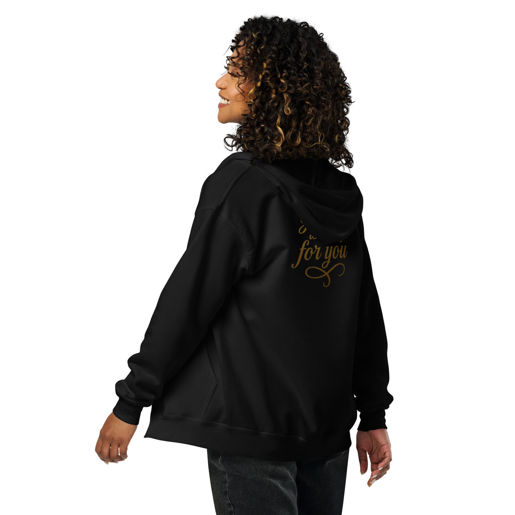 His Grace is Enough for You - Unisex heavy blend zip hoodie - Christian Apparel by BASR Clothing