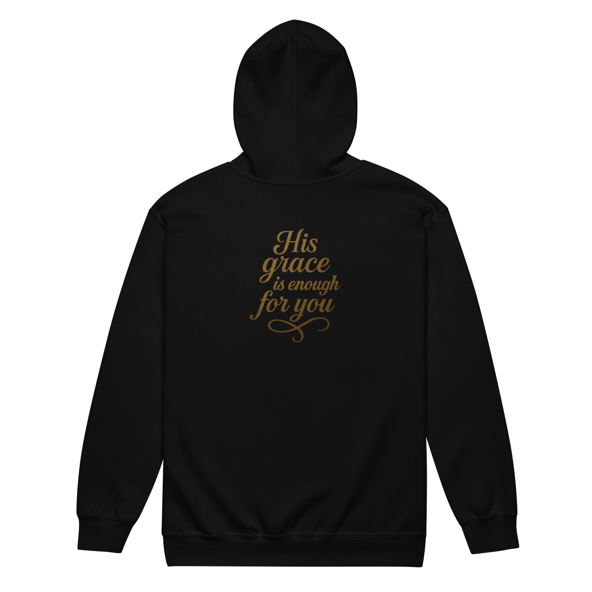 His Grace is Enough for You - Unisex heavy blend zip hoodie - Christian Apparel by BASR Clothing
