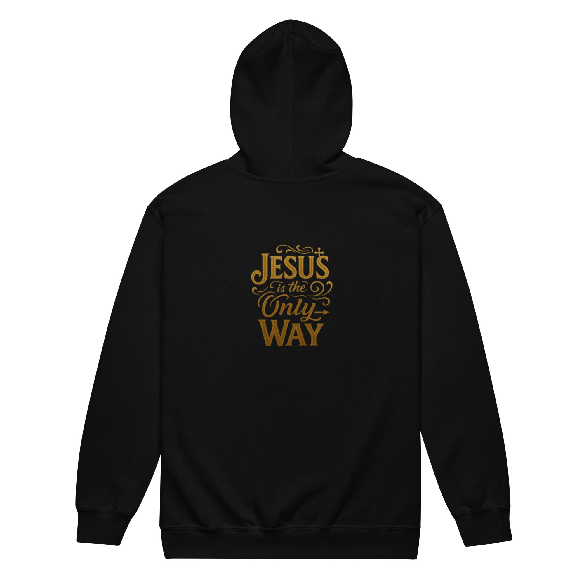 Jesus is the Only Way - Unisex heavy blend zip hoodie - Christian Apparel by BASR Clothing