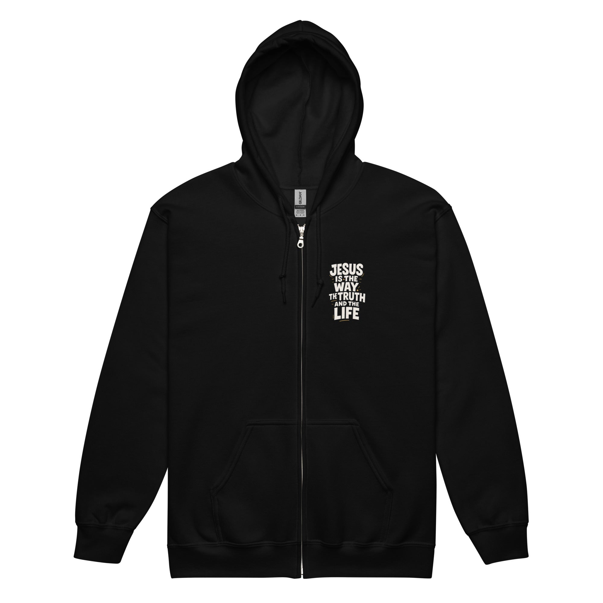The Way - Unisex heavy blend zip hoodie - Christian Apparel by BASR Clothing