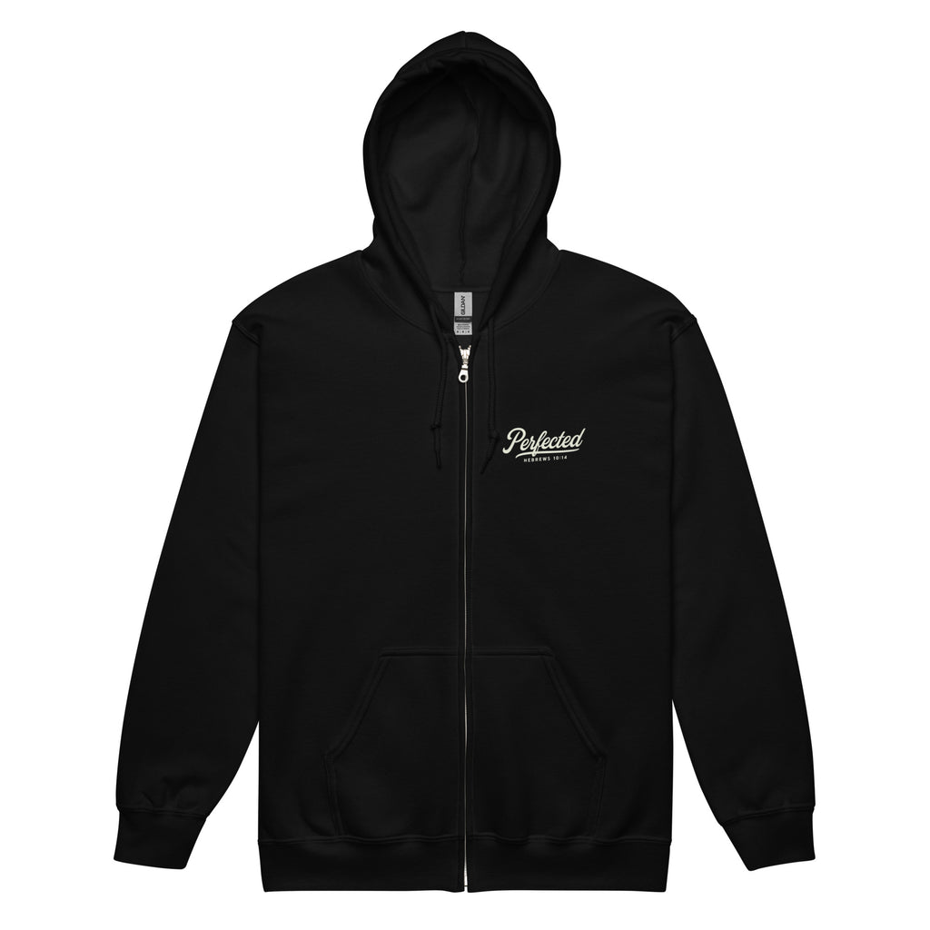 Perfected - Unisex heavy blend zip hoodie - Christian Apparel by BASR Clothing