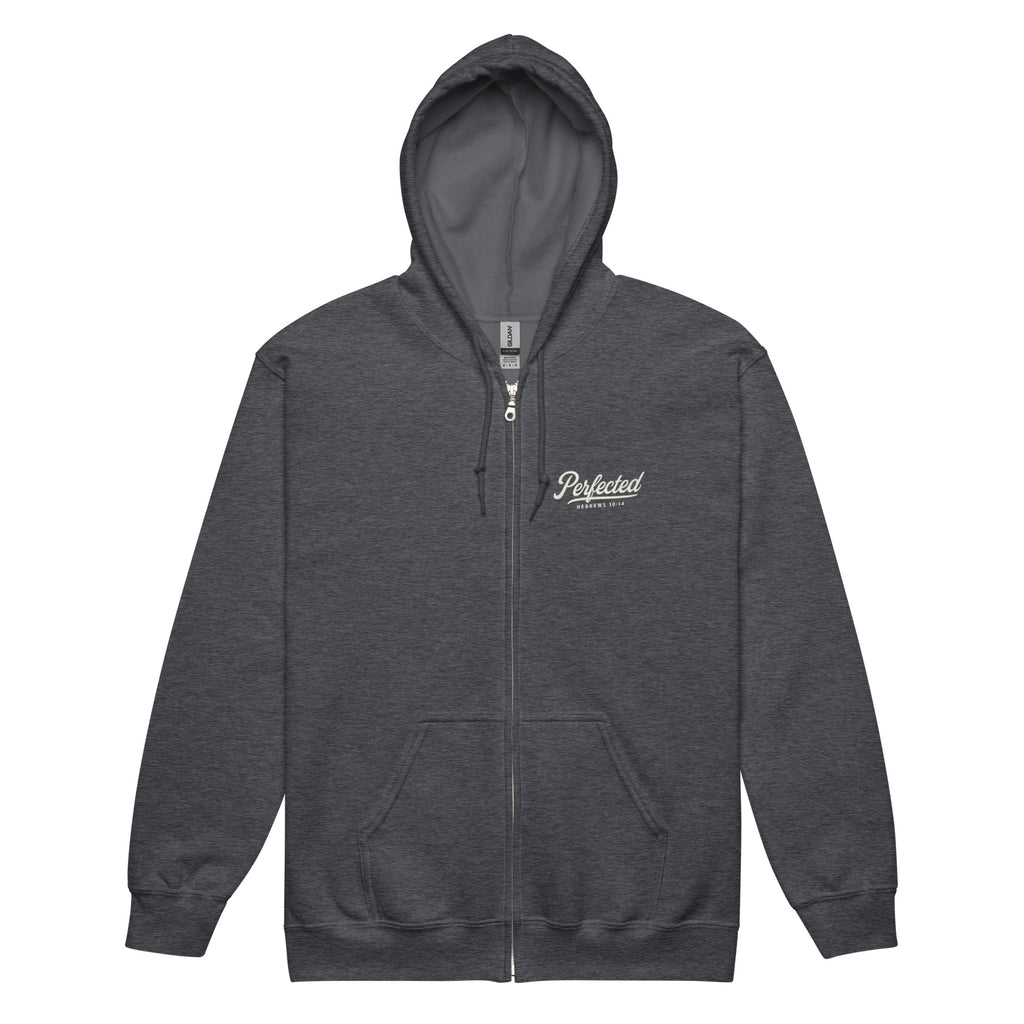 Perfected - Unisex heavy blend zip hoodie - Christian Apparel by BASR Clothing