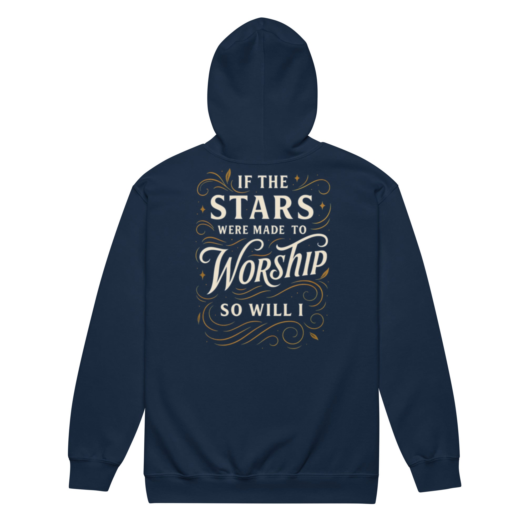 Worship - Unisex heavy blend zip hoodie - Christian Apparel by BASR Clothing