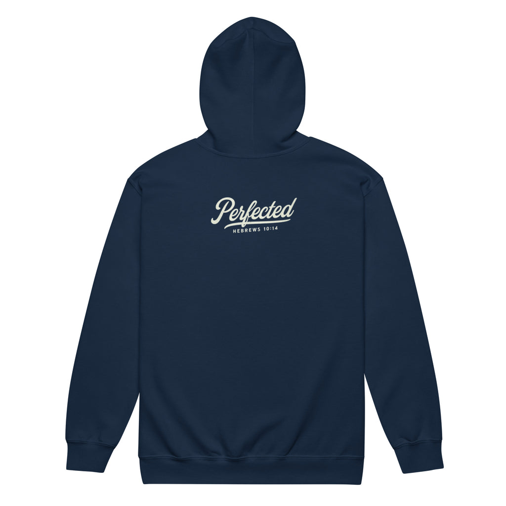 Perfected - Unisex heavy blend zip hoodie - Christian Apparel by BASR Clothing
