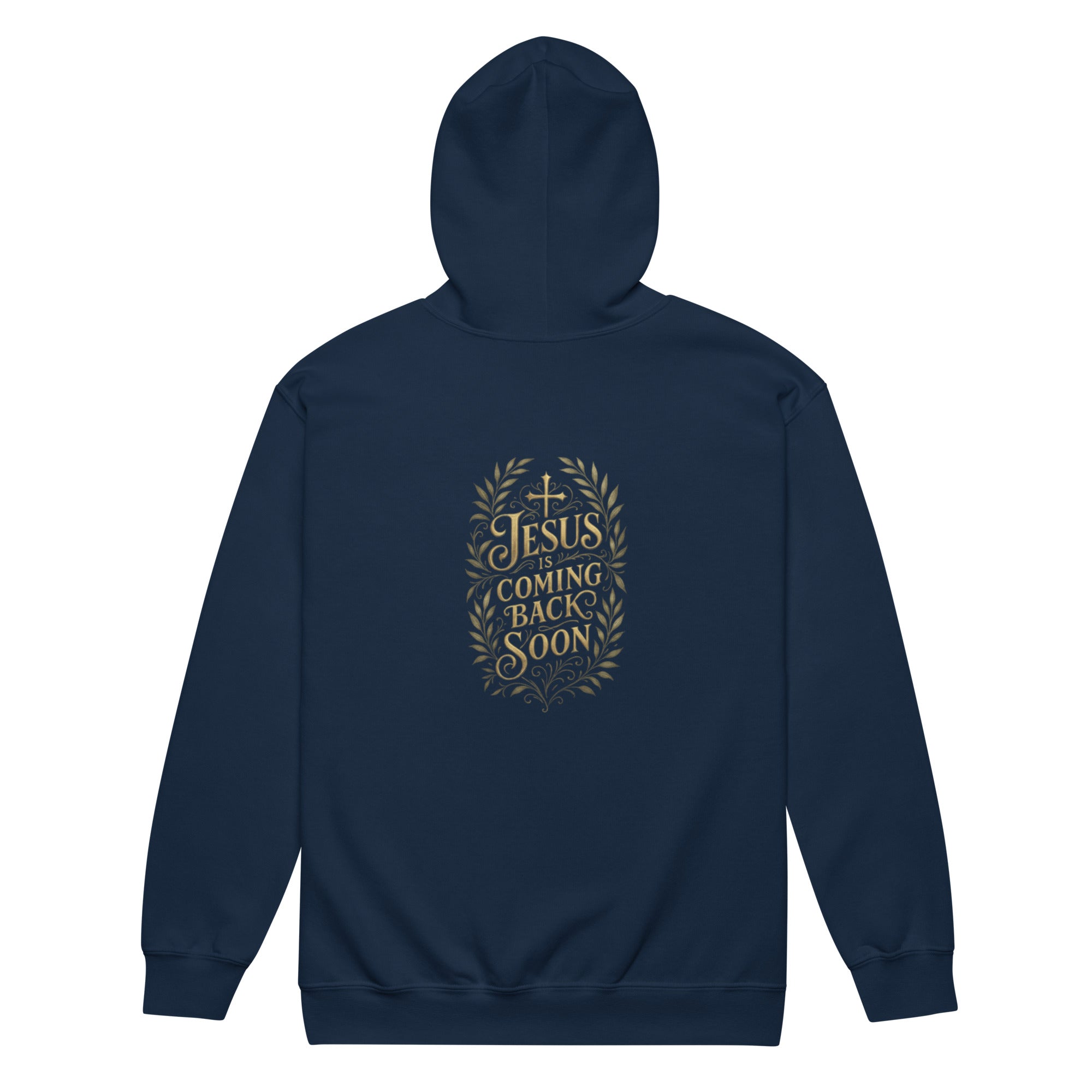 Jesus is Coming Back Soon - Unisex heavy blend zip hoodie - Christian Apparel by BASR Clothing