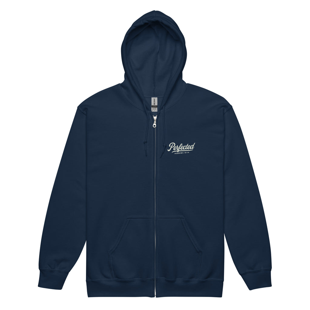 Perfected - Unisex heavy blend zip hoodie - Christian Apparel by BASR Clothing
