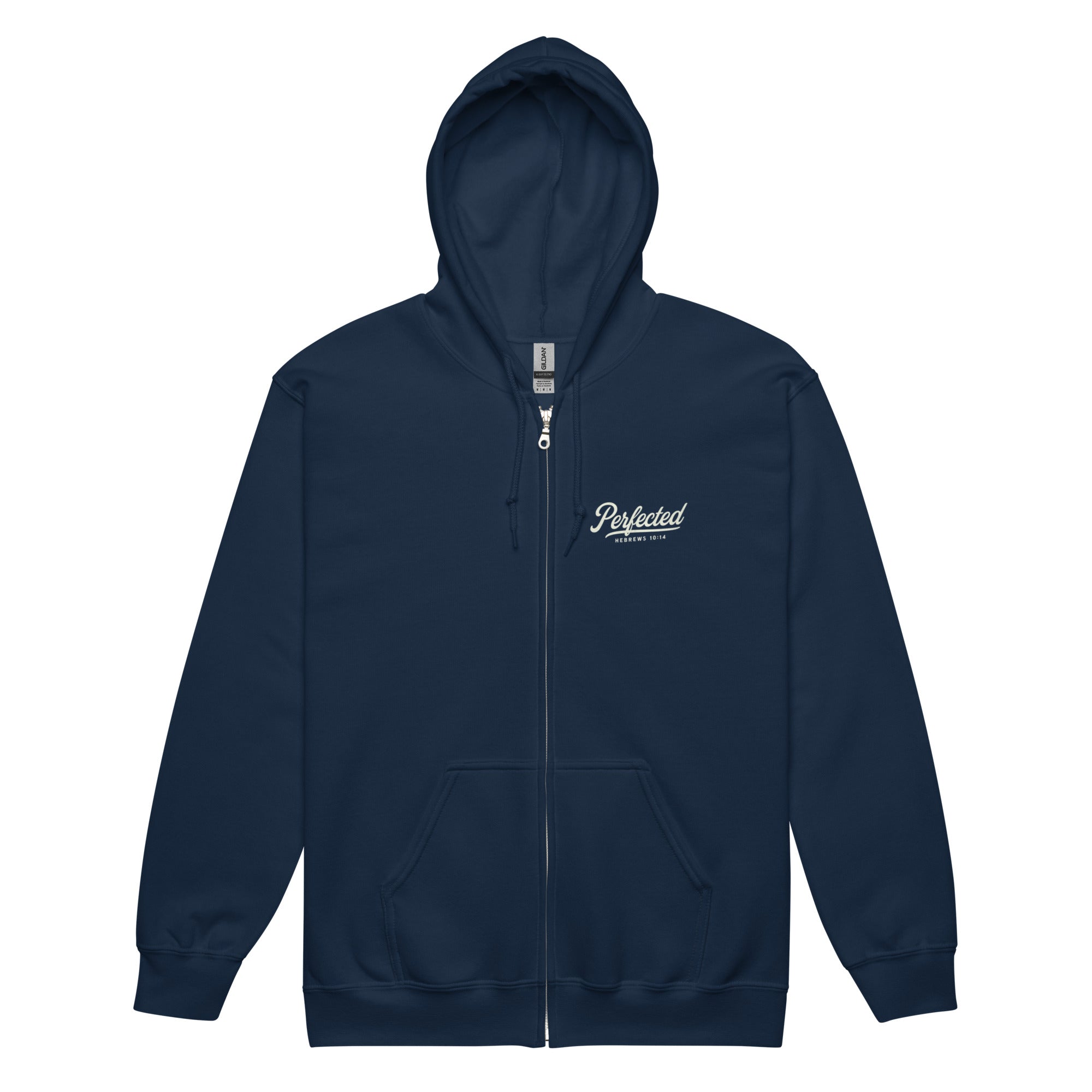 Perfected - Unisex heavy blend zip hoodie - Christian Apparel by BASR Clothing