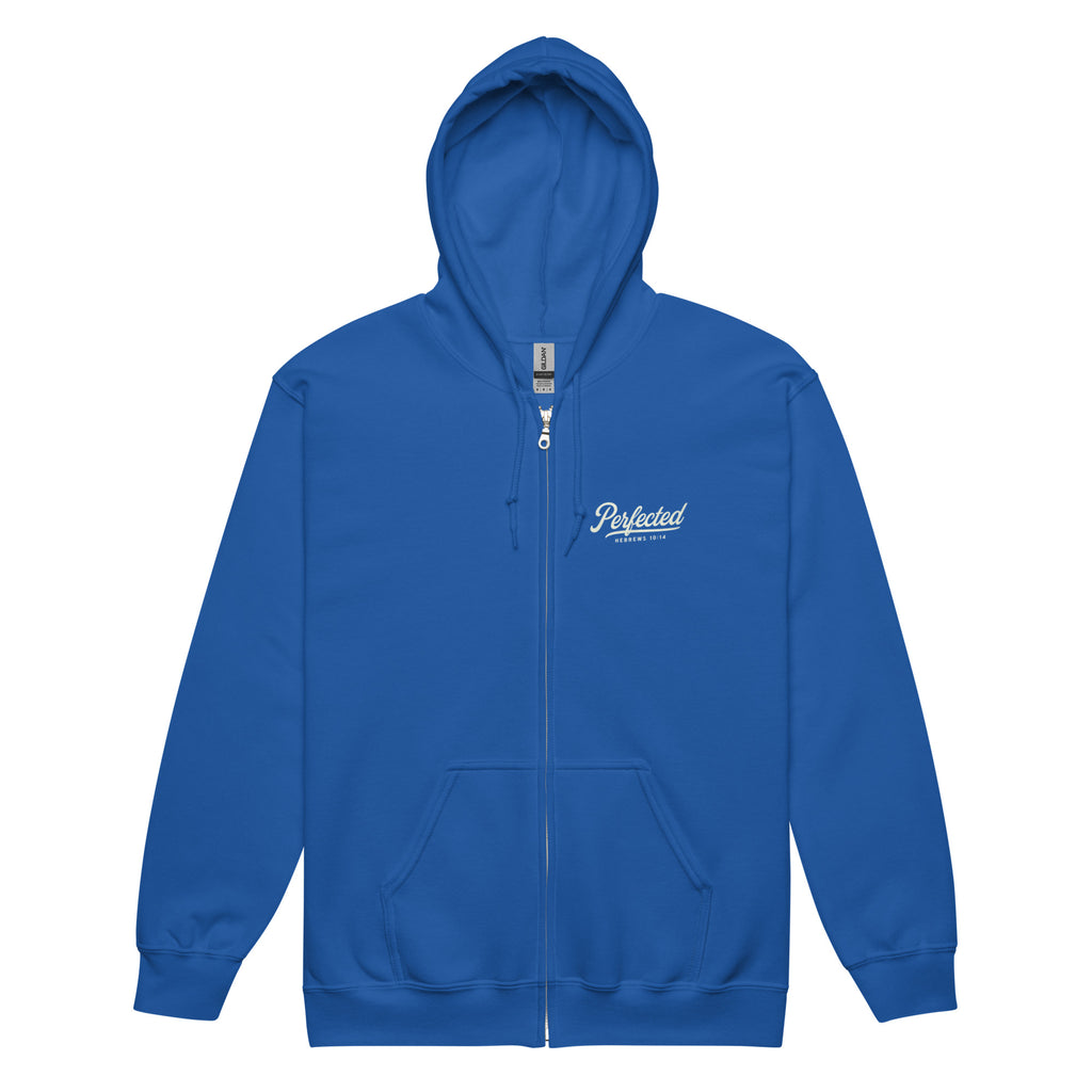 Perfected - Unisex heavy blend zip hoodie - Christian Apparel by BASR Clothing