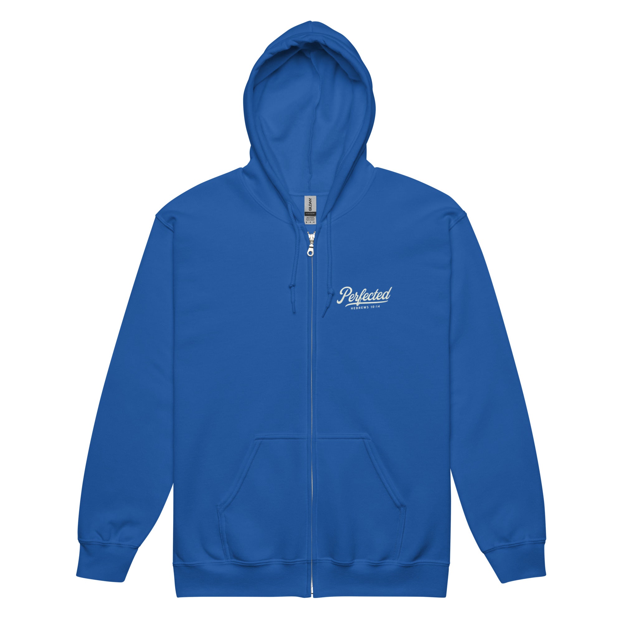 Perfected - Unisex heavy blend zip hoodie - Christian Apparel by BASR Clothing