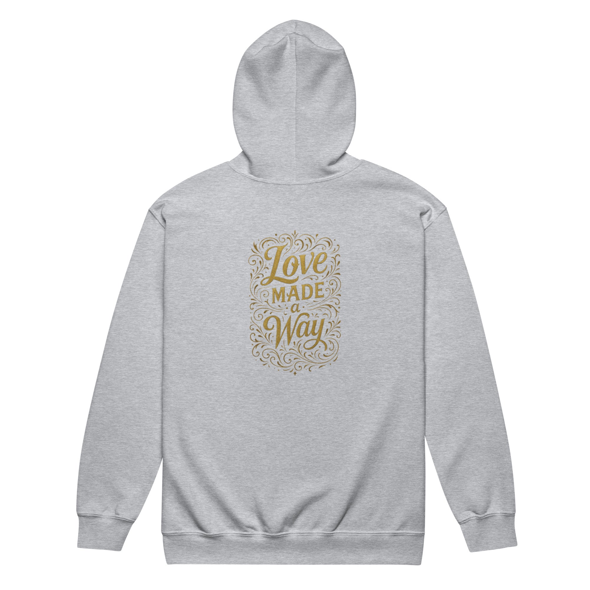 Love Made a Way - Unisex heavy blend zip hoodie - Christian Apparel by BASR Clothing