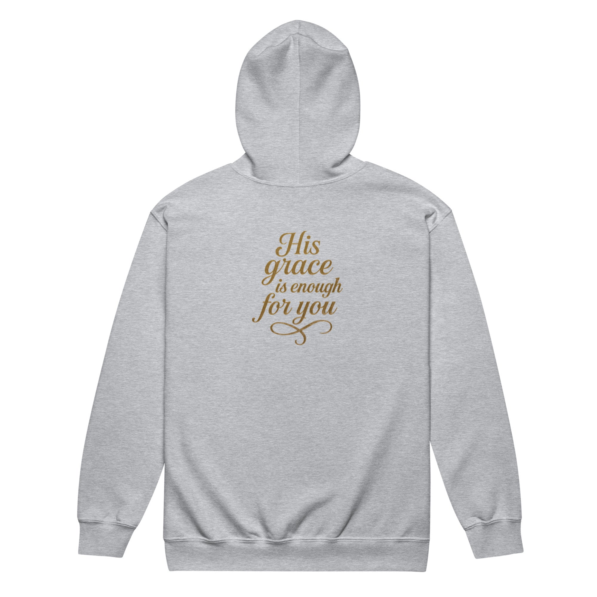 His Grace is Enough for You - Unisex heavy blend zip hoodie - Christian Apparel by BASR Clothing