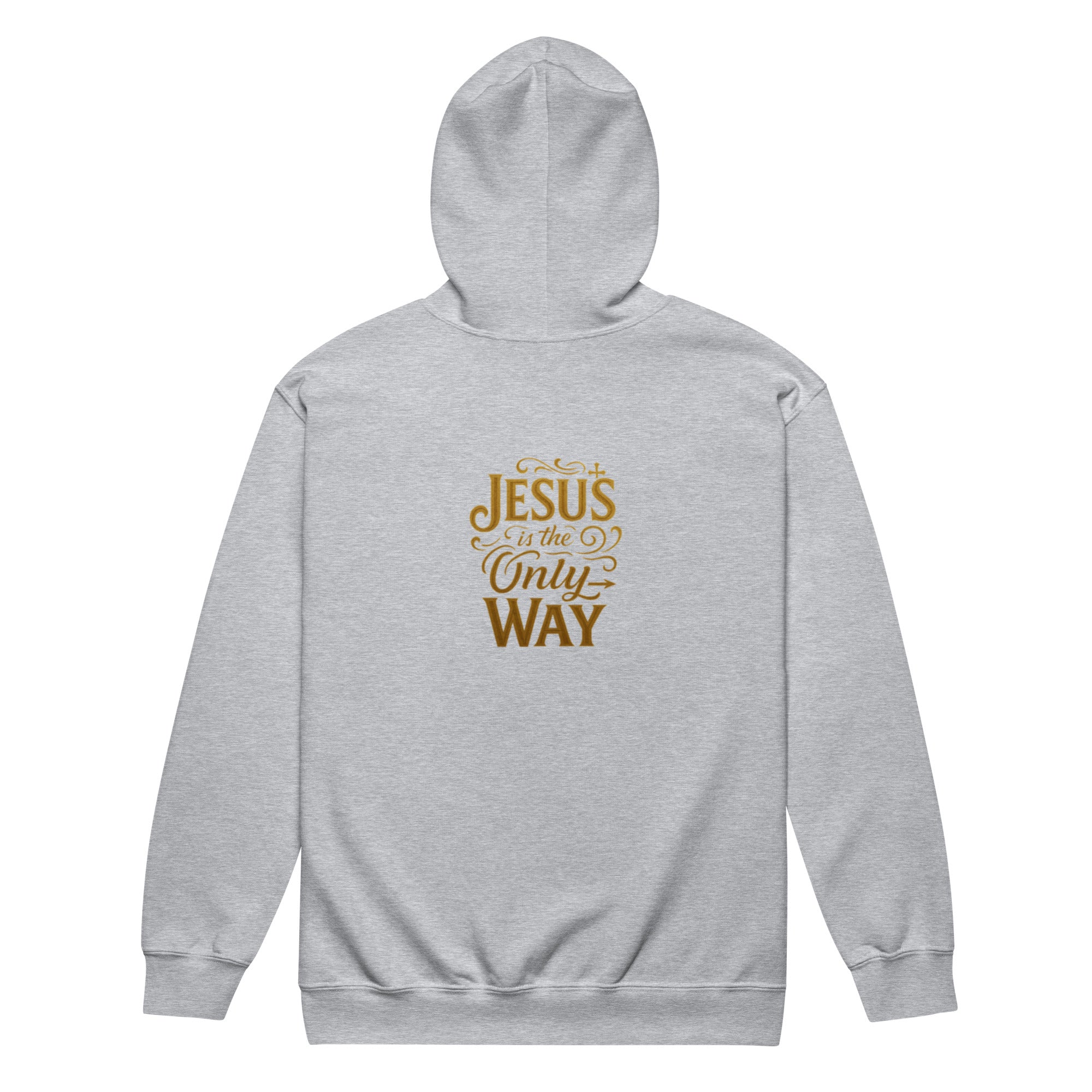 Jesus is the Only Way - Unisex heavy blend zip hoodie - Christian Apparel by BASR Clothing