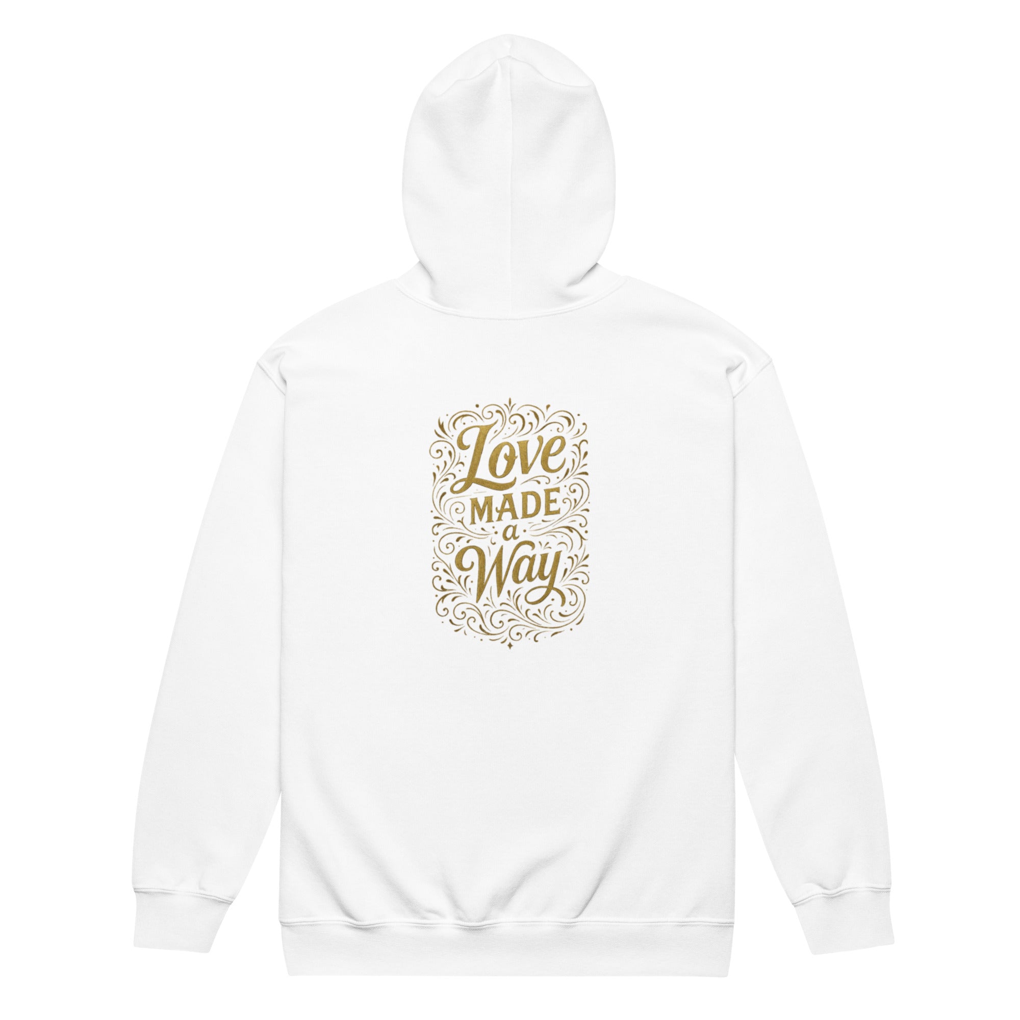 Love Made a Way - Unisex heavy blend zip hoodie - Christian Apparel by BASR Clothing