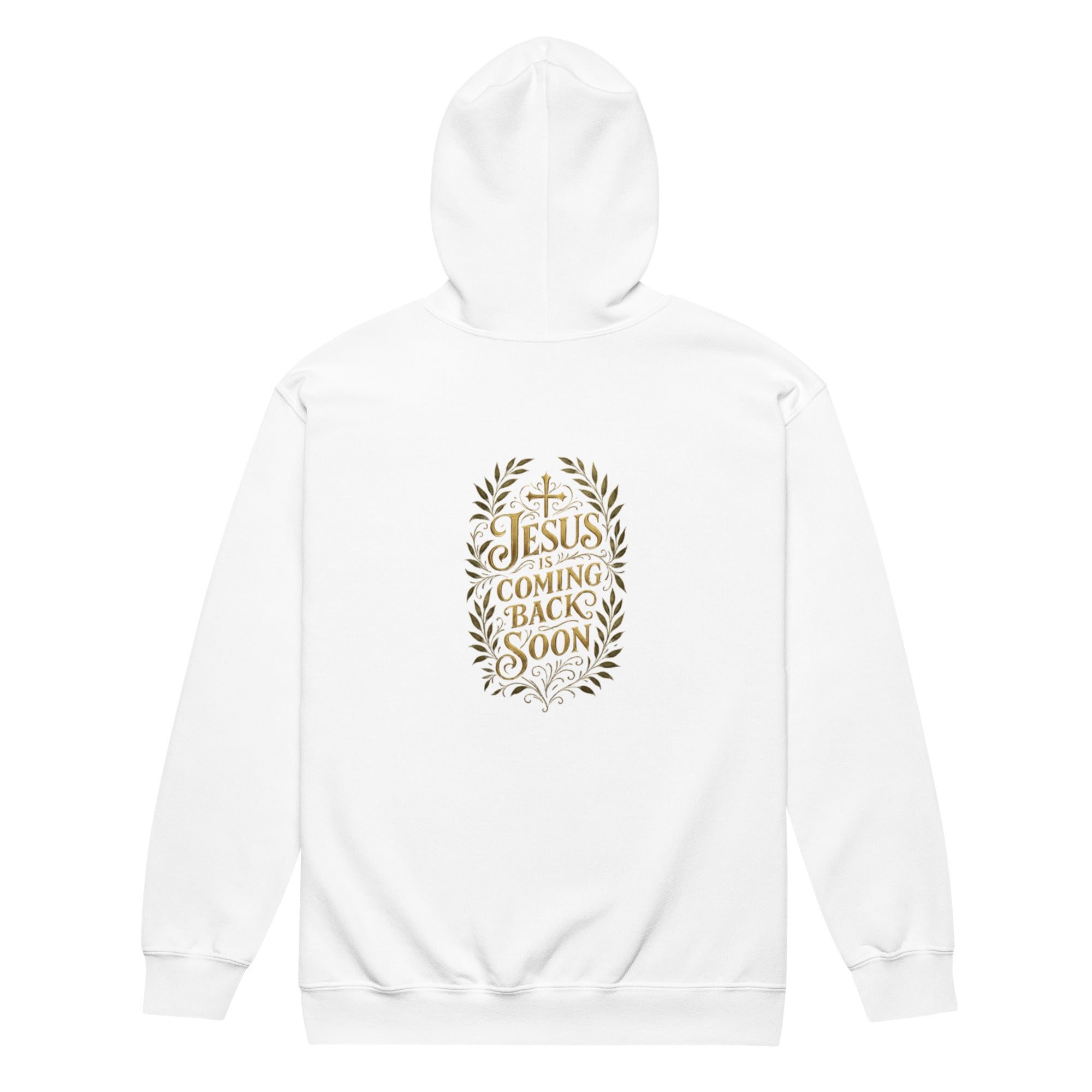 Jesus is Coming Back Soon - Unisex heavy blend zip hoodie - Christian Apparel by BASR Clothing