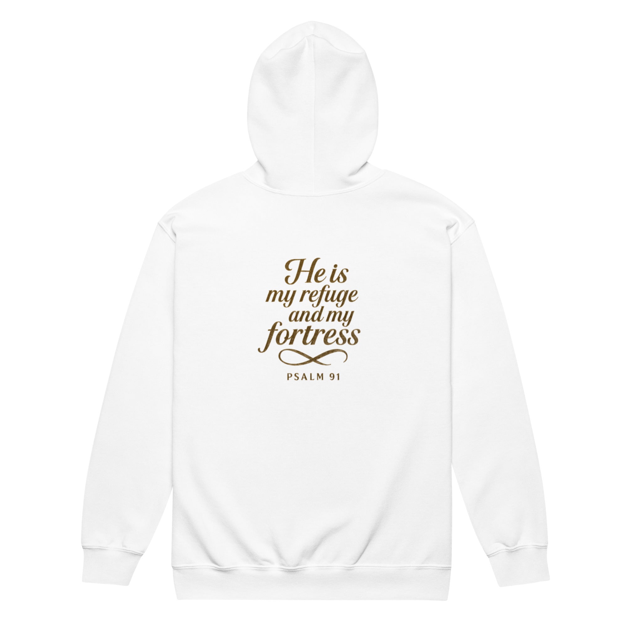Psalm 91 - Unisex heavy blend zip hoodie - Christian Apparel by BASR Clothing