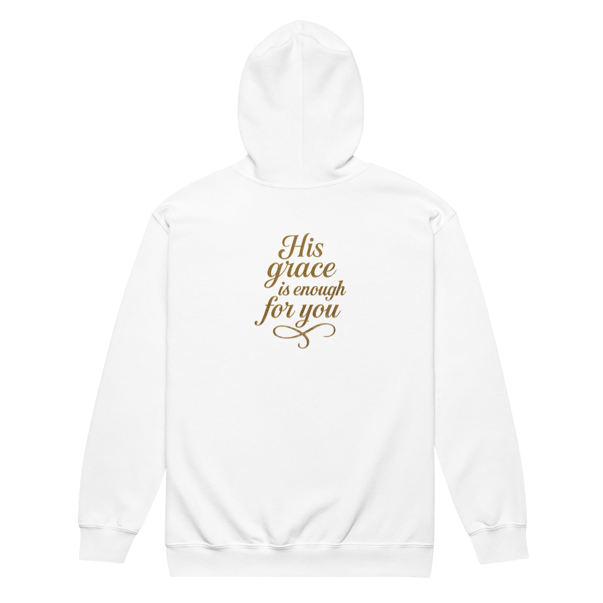 His Grace is Enough for You - Unisex heavy blend zip hoodie - Christian Apparel by BASR Clothing