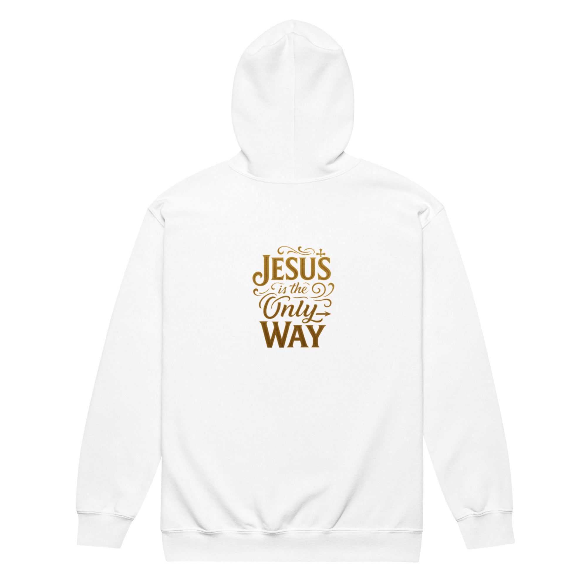 Jesus is the Only Way - Unisex heavy blend zip hoodie - Christian Apparel by BASR Clothing