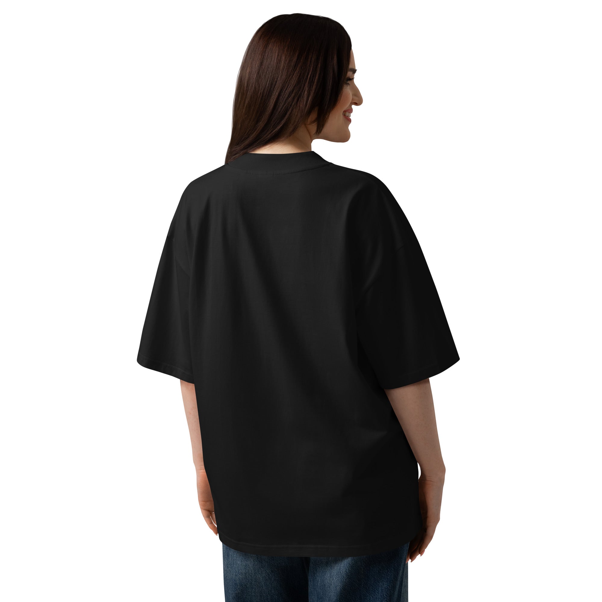 Harpazo - Unisex organic oversized high neck t-shirt - Christian Apparel by BASR Clothing