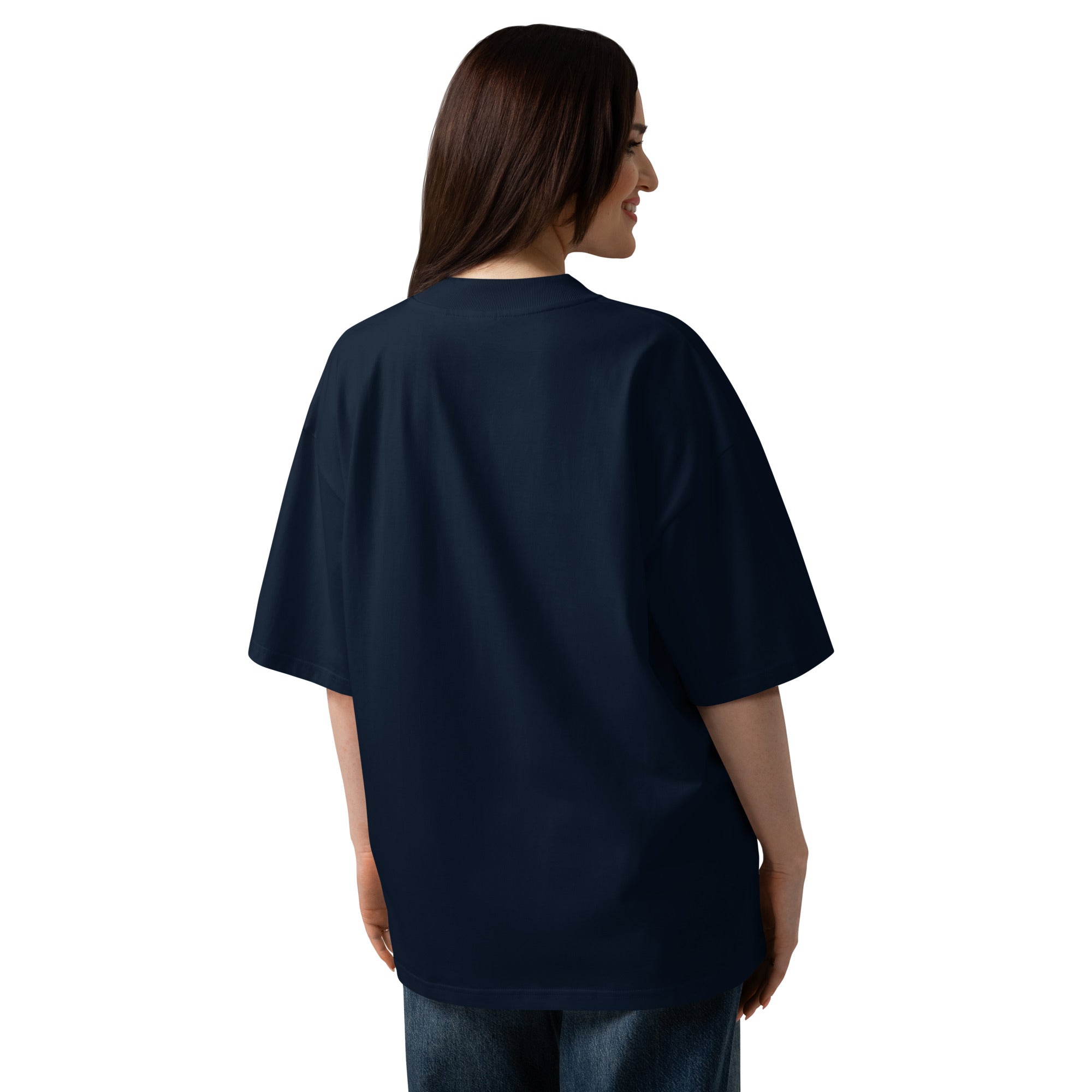 Harpazo - Unisex organic oversized high neck t-shirt - Christian Apparel by BASR Clothing