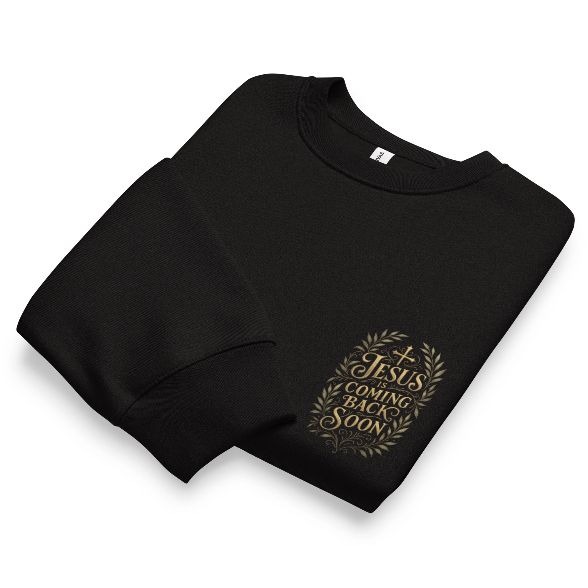 Jesus is coming back soon - Oversized heavyweight sweatshirt - Christian Apparel by BASR Clothing