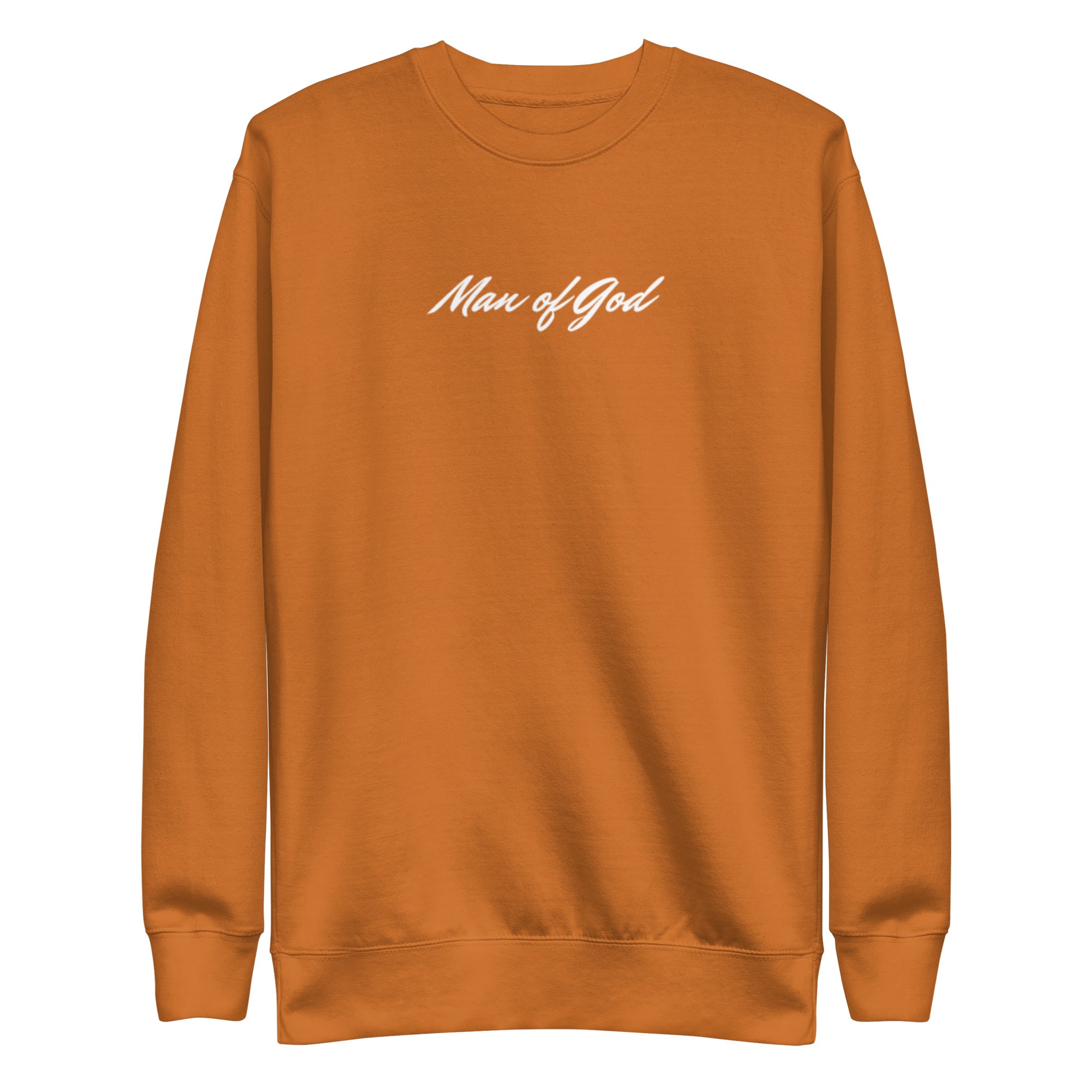 Man of God Sweatshirt: Unisex Fleece Christian Apparel - Christian Apparel by BASR Clothing