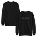 Unashamed Romans 1:16 Sweatshirt - Unisex Fleece Pullover - Christian Apparel by BASR Clothing