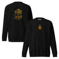On Fire for Jesus Sweatshirt - Unisex Christian Apparel - Christian Apparel by BASR Clothing
