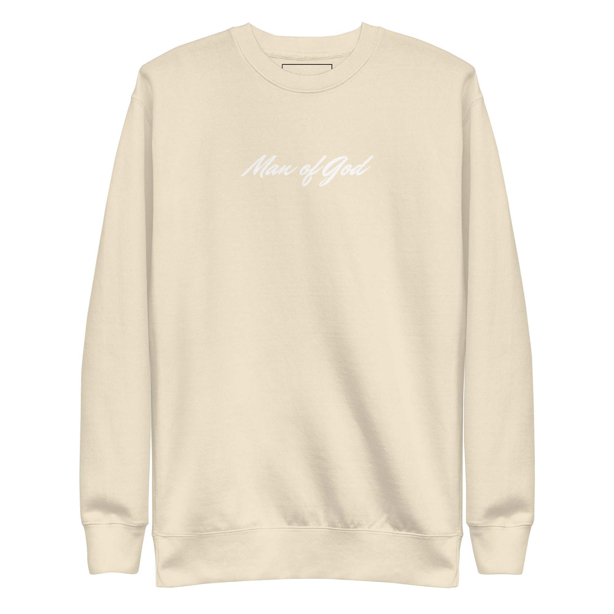 Man of God Sweatshirt: Unisex Fleece Christian Apparel - Christian Apparel by BASR Clothing