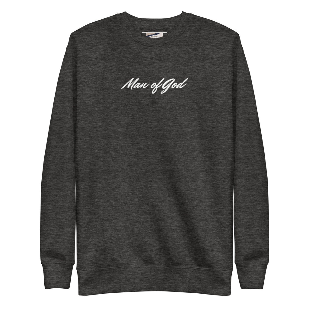 Man of God Sweatshirt: Unisex Fleece Christian Apparel - Christian Apparel by BASR Clothing