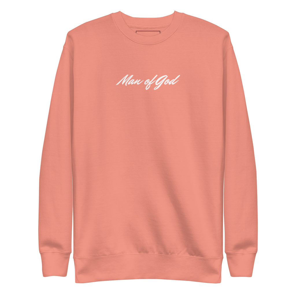 Man of God Sweatshirt: Unisex Fleece Christian Apparel - Christian Apparel by BASR Clothing