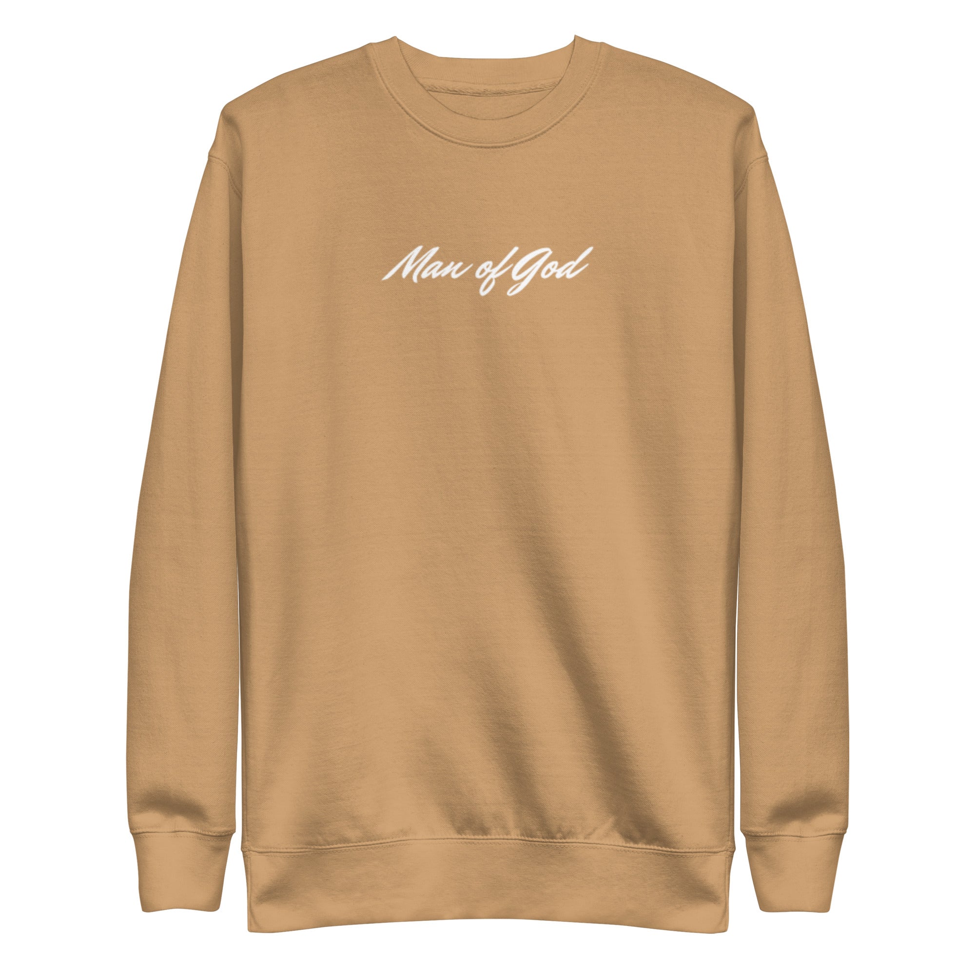 Man of God Sweatshirt: Unisex Fleece Christian Apparel - Christian Apparel by BASR Clothing