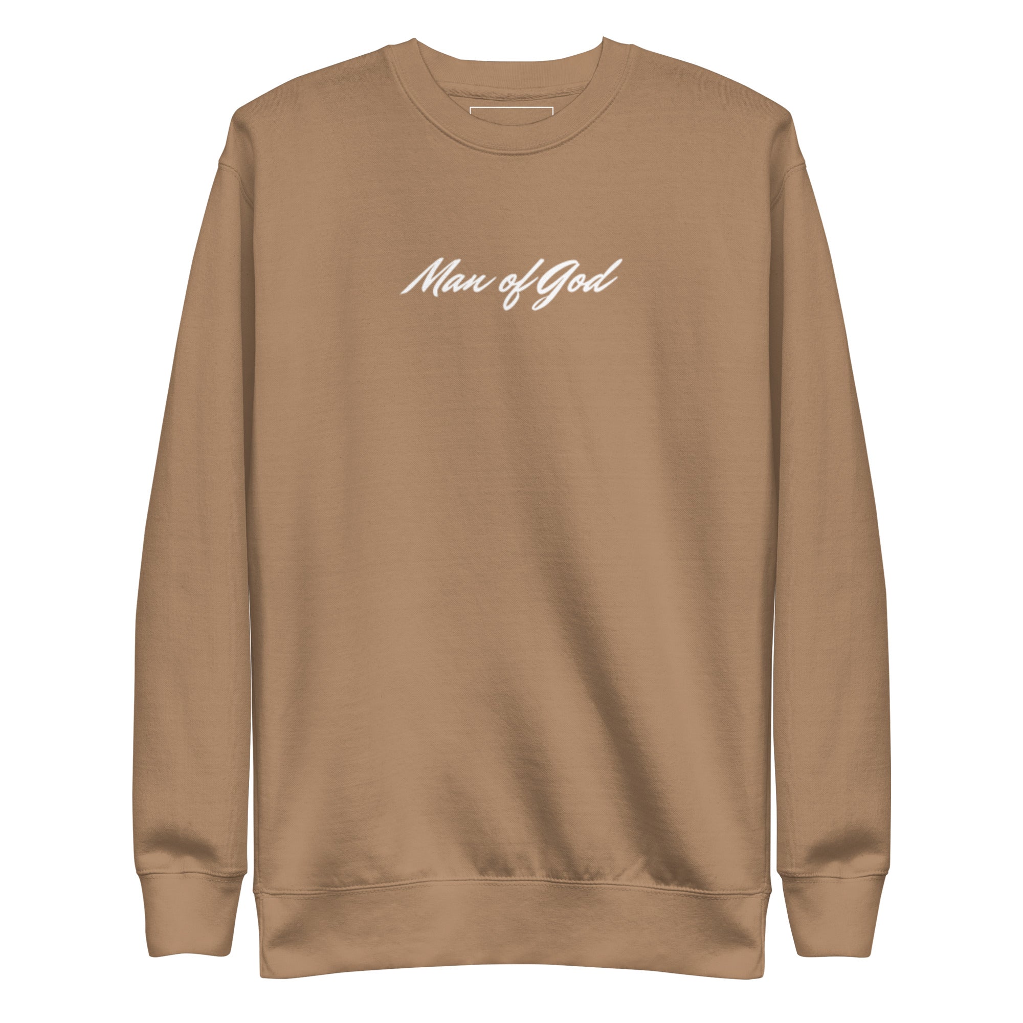 Man of God Sweatshirt: Unisex Fleece Christian Apparel - Christian Apparel by BASR Clothing