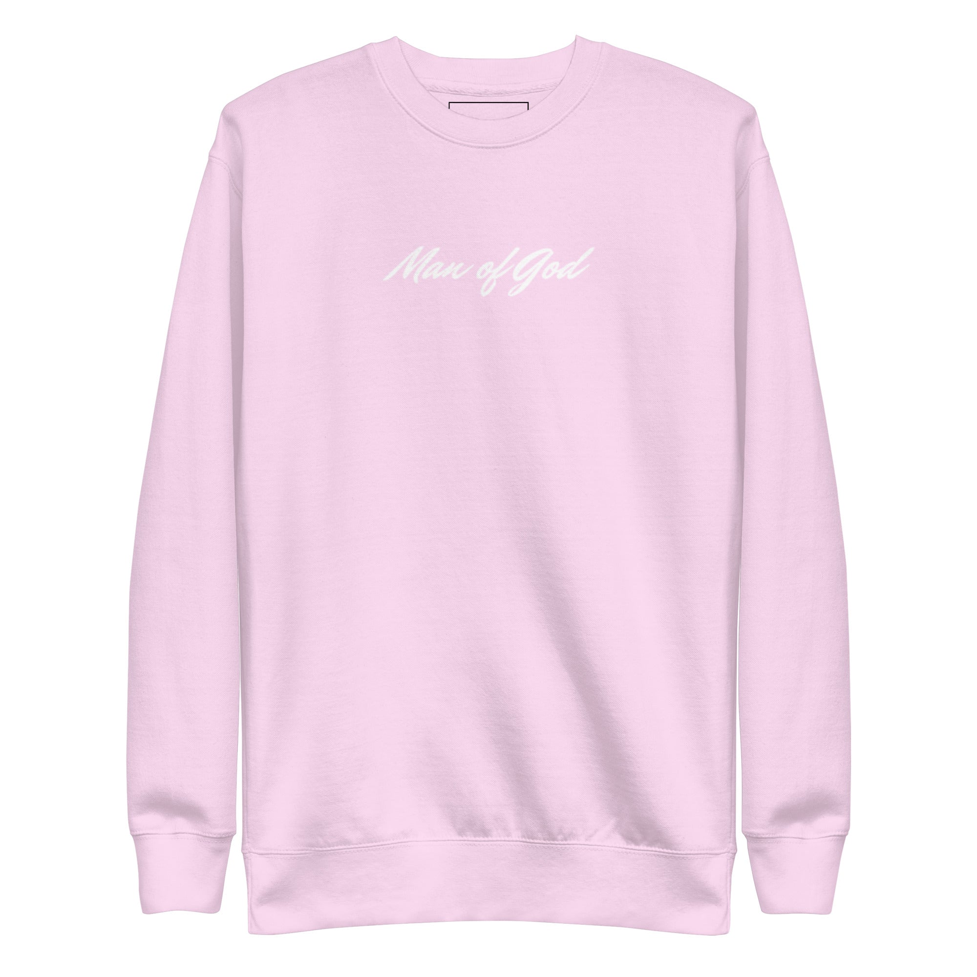 Man of God Sweatshirt: Unisex Fleece Christian Apparel - Christian Apparel by BASR Clothing
