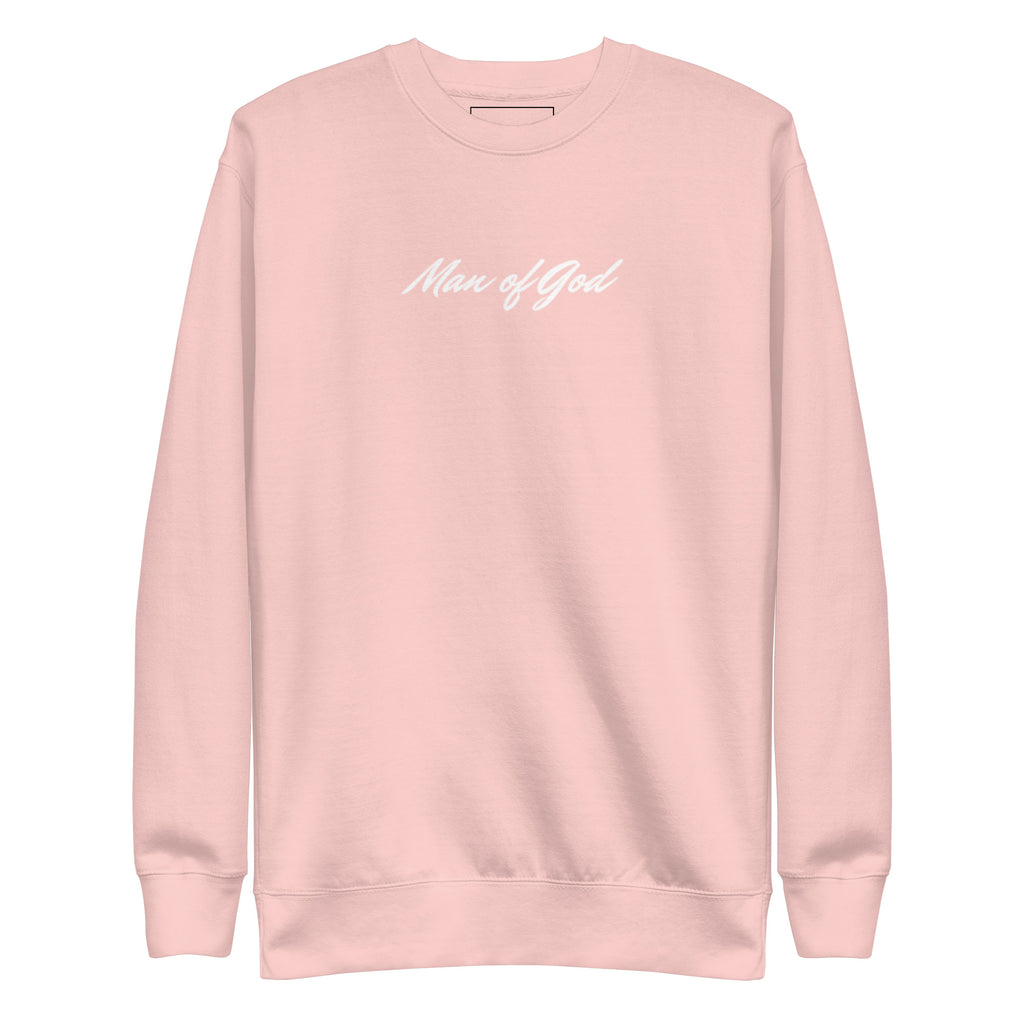 Man of God Sweatshirt: Unisex Fleece Christian Apparel - Christian Apparel by BASR Clothing