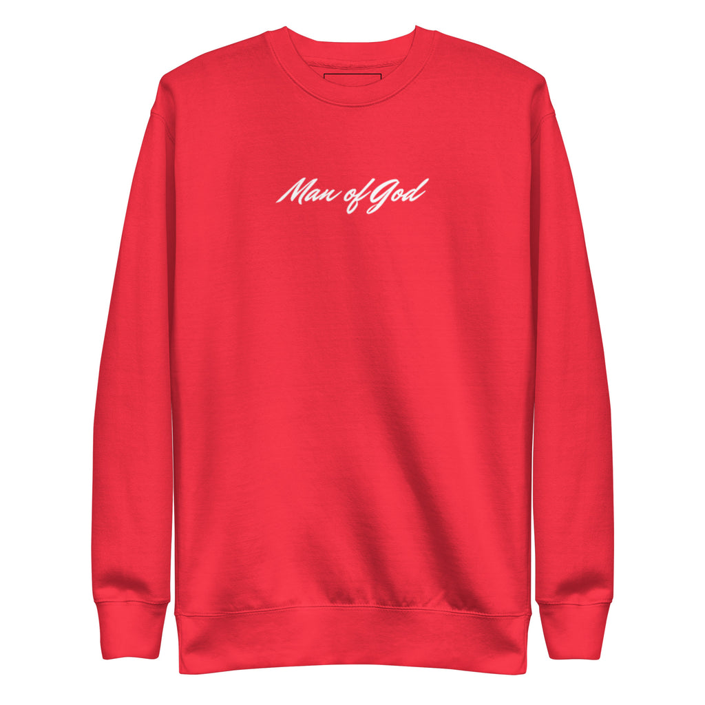 Man of God Sweatshirt: Unisex Fleece Christian Apparel - Christian Apparel by BASR Clothing