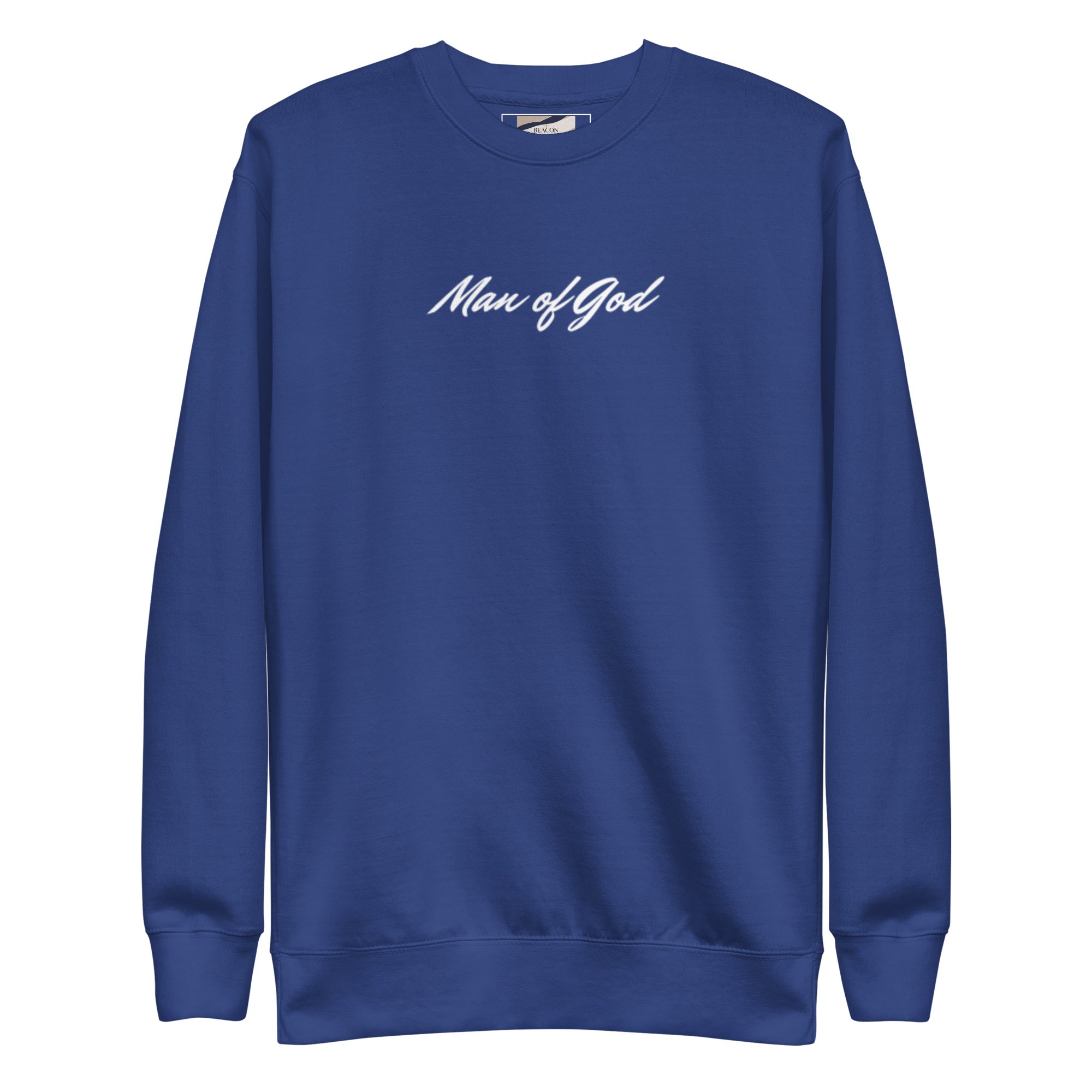 Man of God Sweatshirt: Unisex Fleece Christian Apparel - Christian Apparel by BASR Clothing