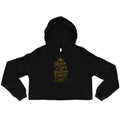 Reign in life through Christ - Crop Hoodie - Christian Apparel by BASR Clothing
