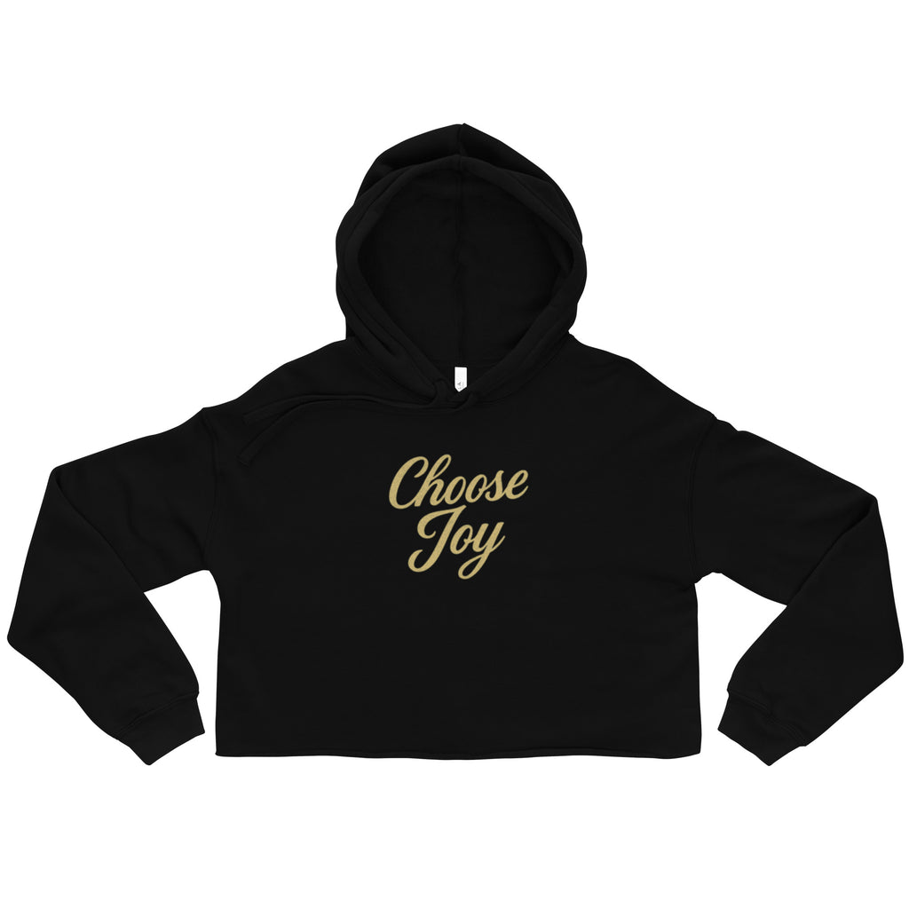 Choose Joy - Crop Hoodie - Christian Apparel by BASR Clothing