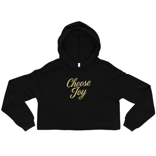 Choose Joy - Crop Hoodie - Christian Apparel by BASR Clothing