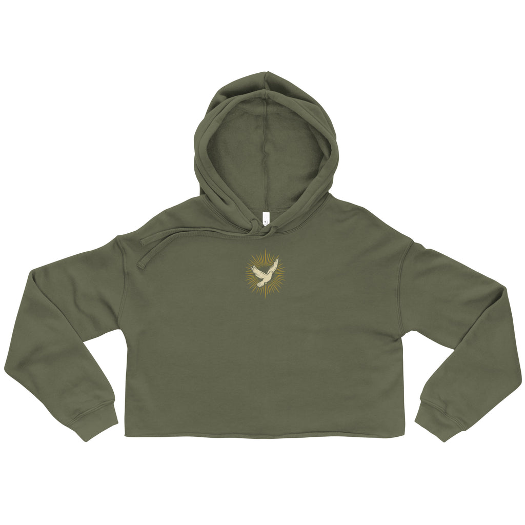 Dove - Crop Hoodie - Christian Apparel by BASR Clothing