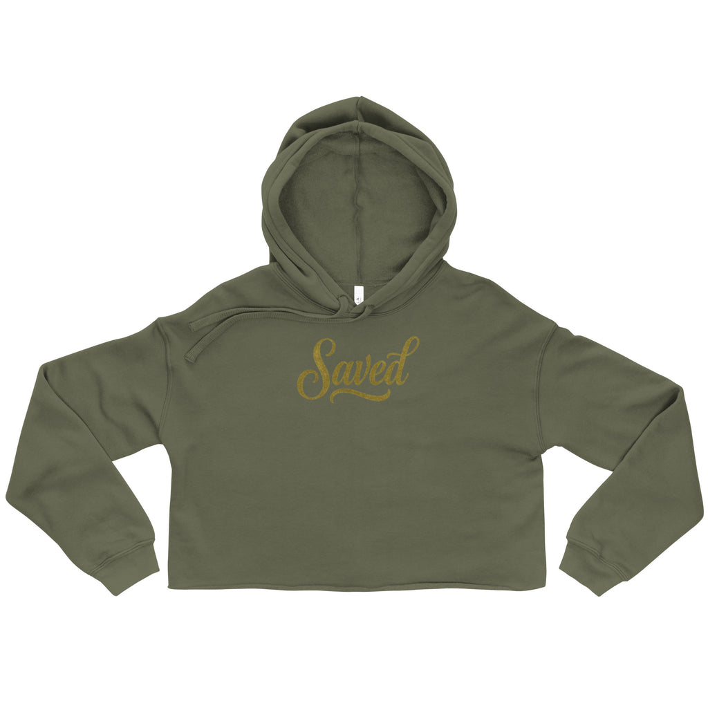 Saved - Crop Hoodie - Christian Apparel by BASR Clothing