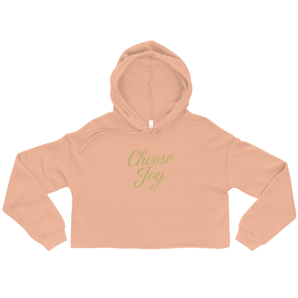 Choose Joy - Crop Hoodie - Christian Apparel by BASR Clothing