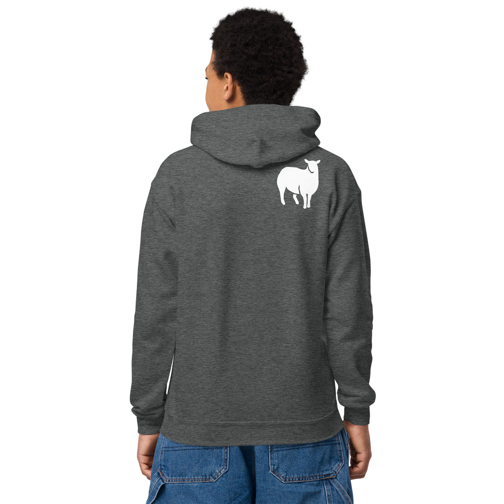 The Lord is my Shepherd - Youth heavy blend hoodie - Christian Apparel by BASR Clothing