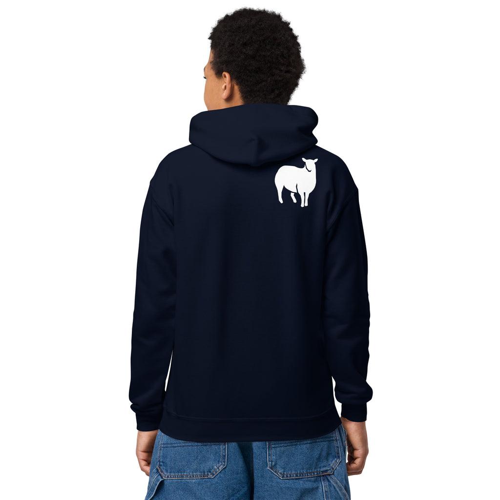 The Lord is my Shepherd - Youth heavy blend hoodie - Christian Apparel by BASR Clothing