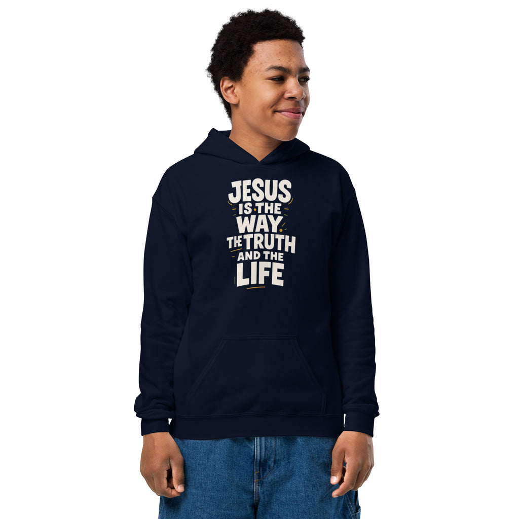 The Way - Youth heavy blend hoodie - Christian Apparel by BASR Clothing