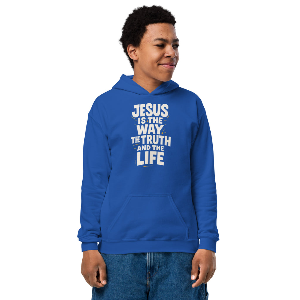 The Way - Youth heavy blend hoodie - Christian Apparel by BASR Clothing
