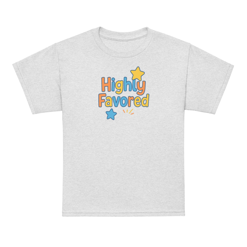 Highly Favoured - Youth t-shirt - Christian Apparel by BASR Clothing