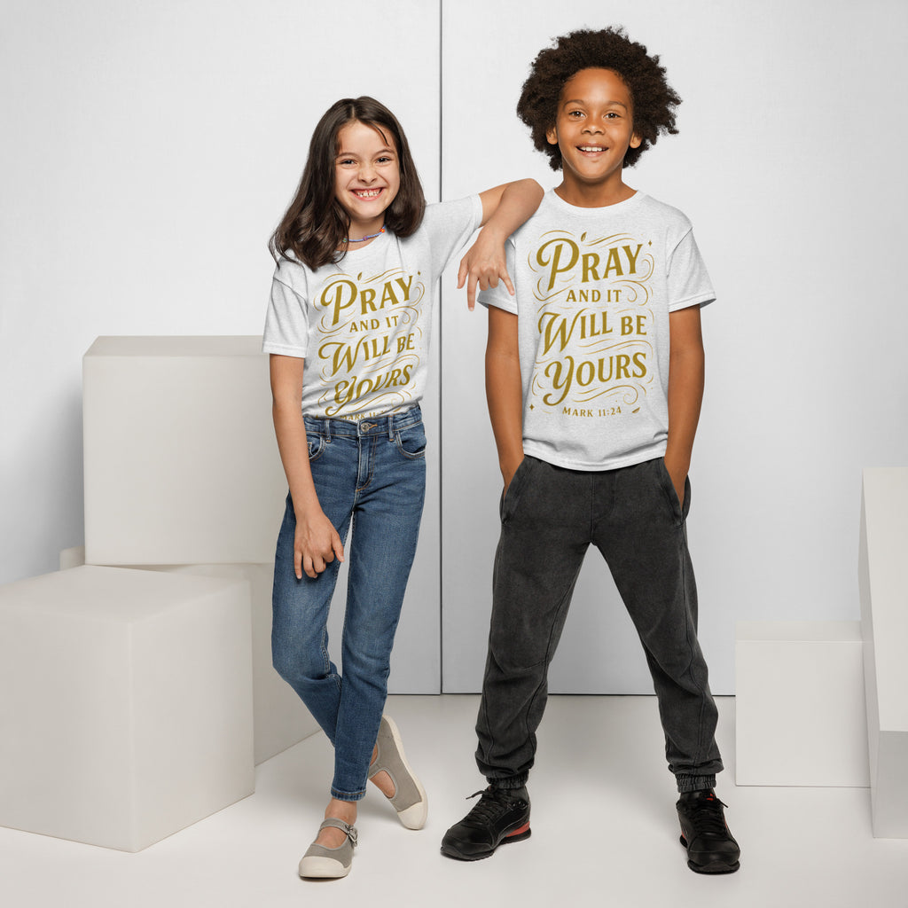 Pray - Youth t-shirt - Christian Apparel by BASR Clothing